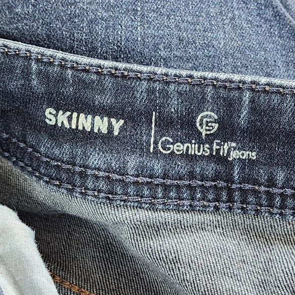 Lane Bryant Womens Plus Genius Fit Skinny High Rise Med Wash Denim Jeans Size 20 - Picture 4 of 9